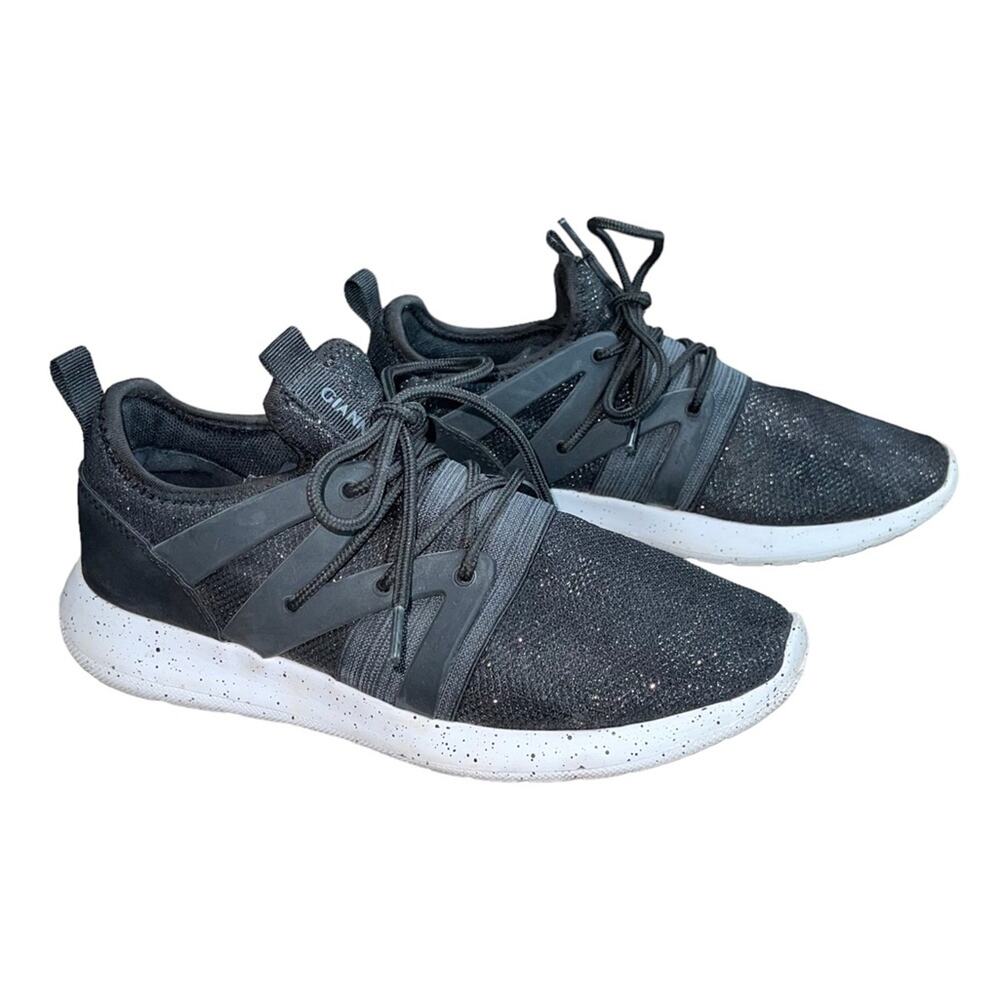 GIANNI BINI Black Sparkly Sneakers Women’s